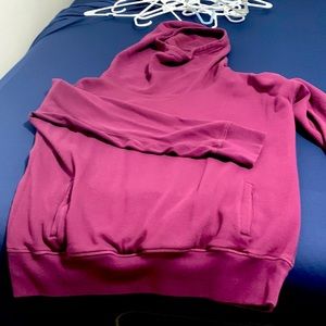 Zyia hoodie eggplant color
